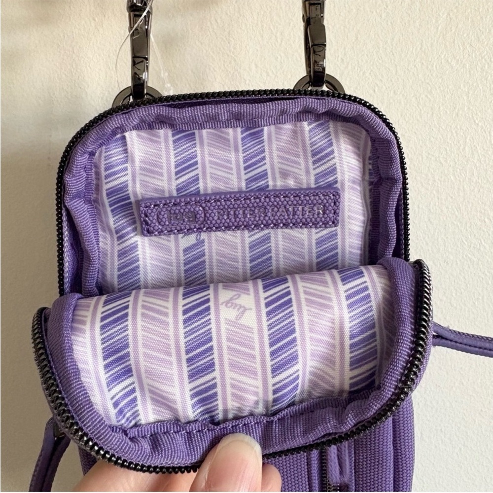 lug Pitter Patter Matte Luxe (ML) Crossbody/Belt Bag NWT Amethyst Stripe - Picture 4 of 8